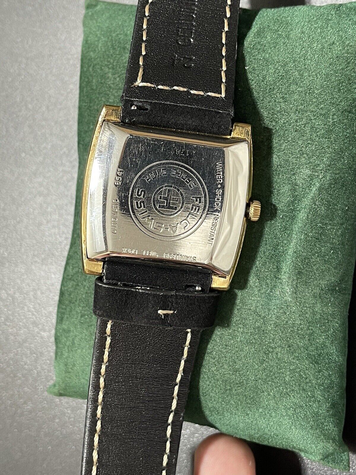 Vintage Felca Space Star 8541 Black Dial 37mm Aotomatic TV Shape Gents Watch - Grab A Watch Co