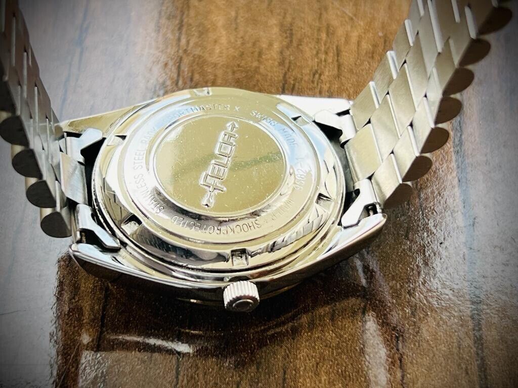 Vintage Felca Sportmaster XX President Diamond Dial Automatic 37mm Mens Watch - Grab A Watch Co
