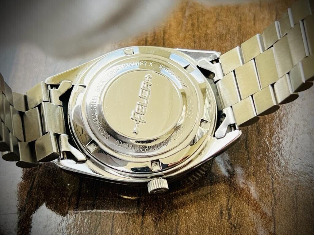 Vintage Felca Sportmaster XX President Diamond Dial Automatic 37mm Mens Watch - Grab A Watch Co