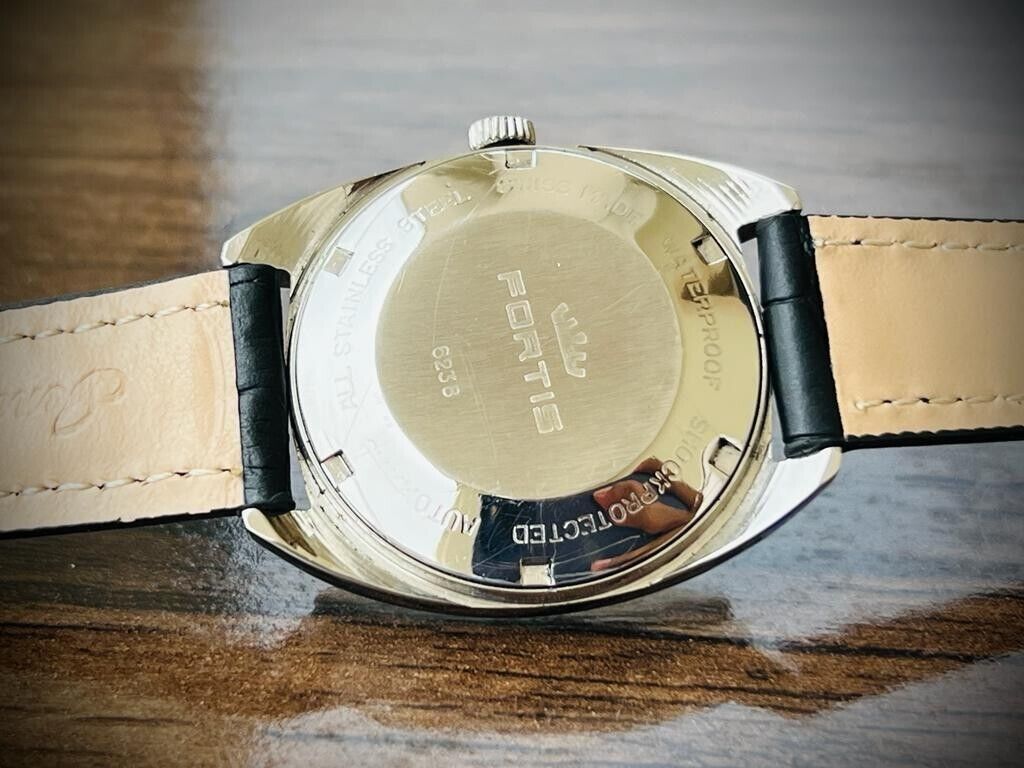 Vintage Fortis Eastern Star Silver Dial 35mm Automatic Men's Watch Swiss - Grab A Watch Co
