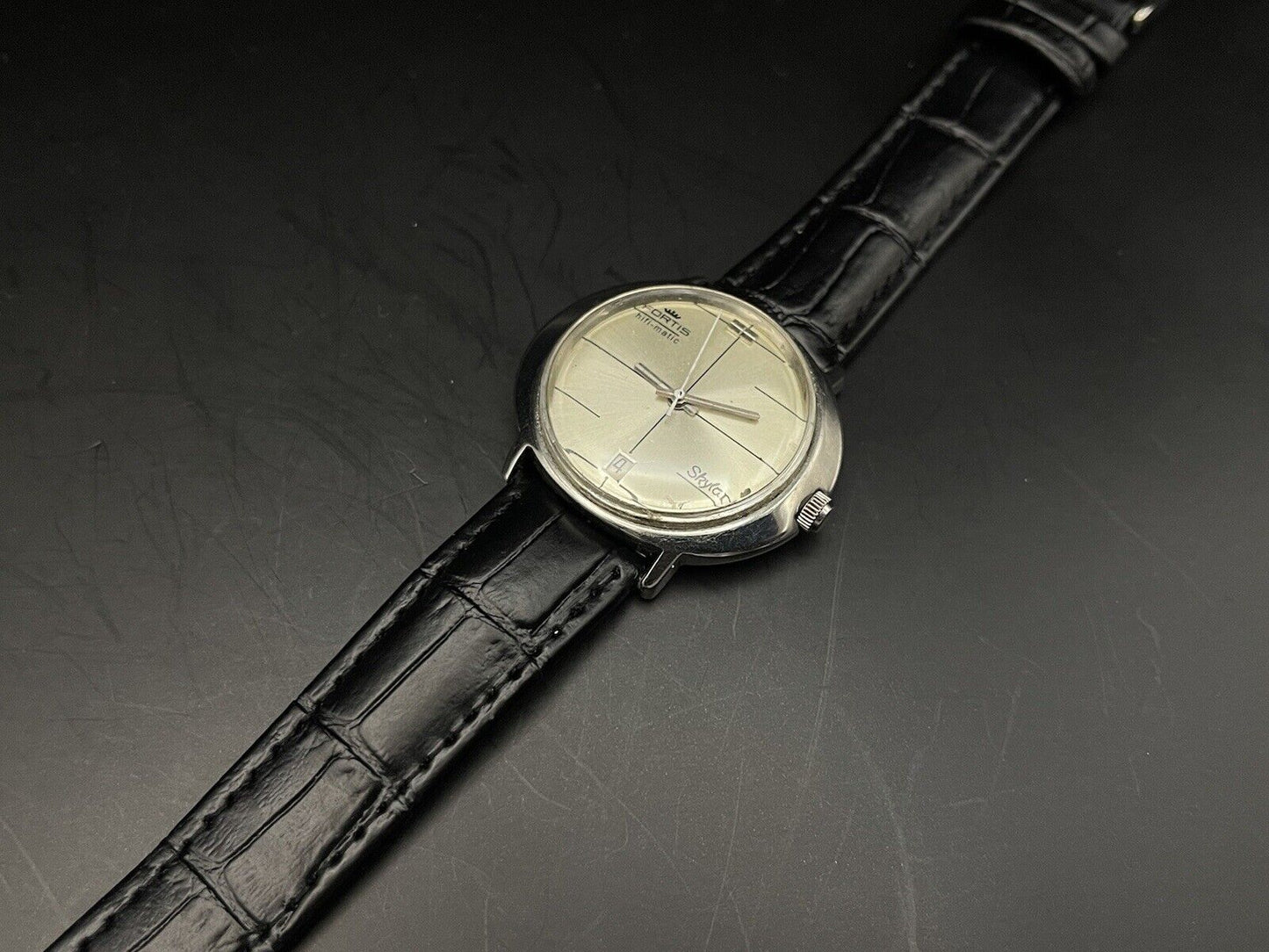 Vintage Fortis Skylark hifi-matic, 36mm Automatic Gents Watch, Swiss Made - Grab A Watch Co