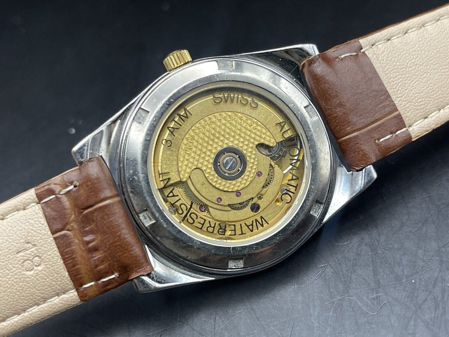 Vintage Le Monde Automatic Gents Watch, 25 Jewels swiss made - Grab A Watch Co