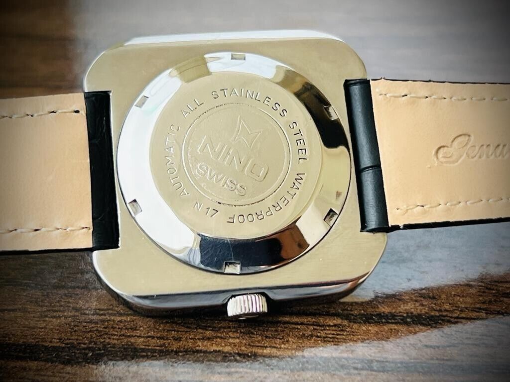 Vintage Nino Unique Dial 39mm Gents Watch, Swiss made - Grab A Watch Co