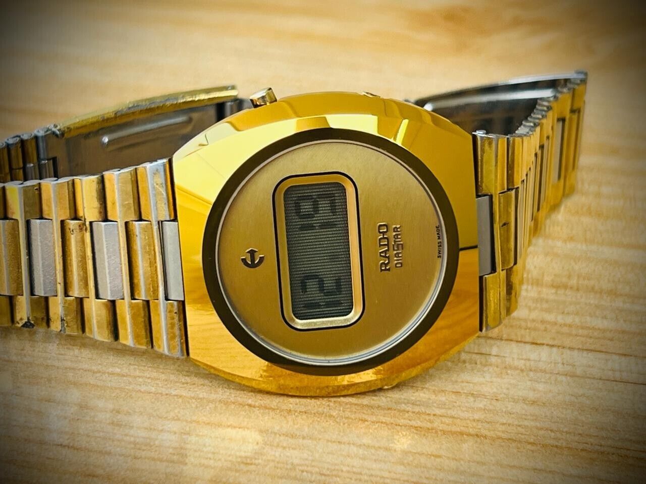 Vintage NOS Rado Diastar Digital Quartz Gents Watch 40mm, Swiss - Grab A Watch Co