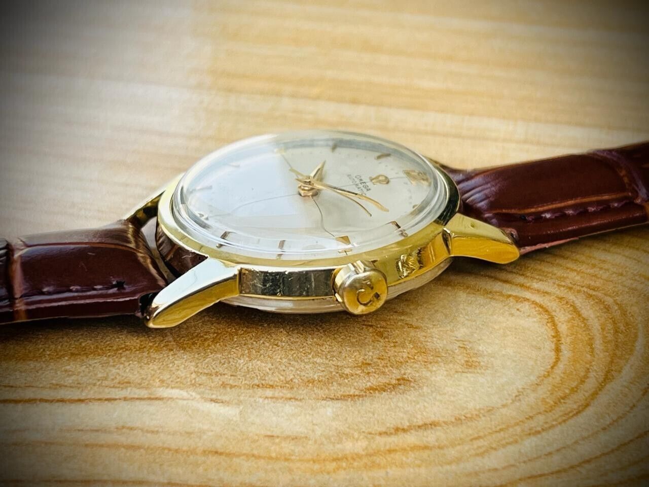 Vintage Omega 14773-1 Cal.552 Automatic 34mm Mens Watch, Perfect, 1950's - Grab A Watch Co