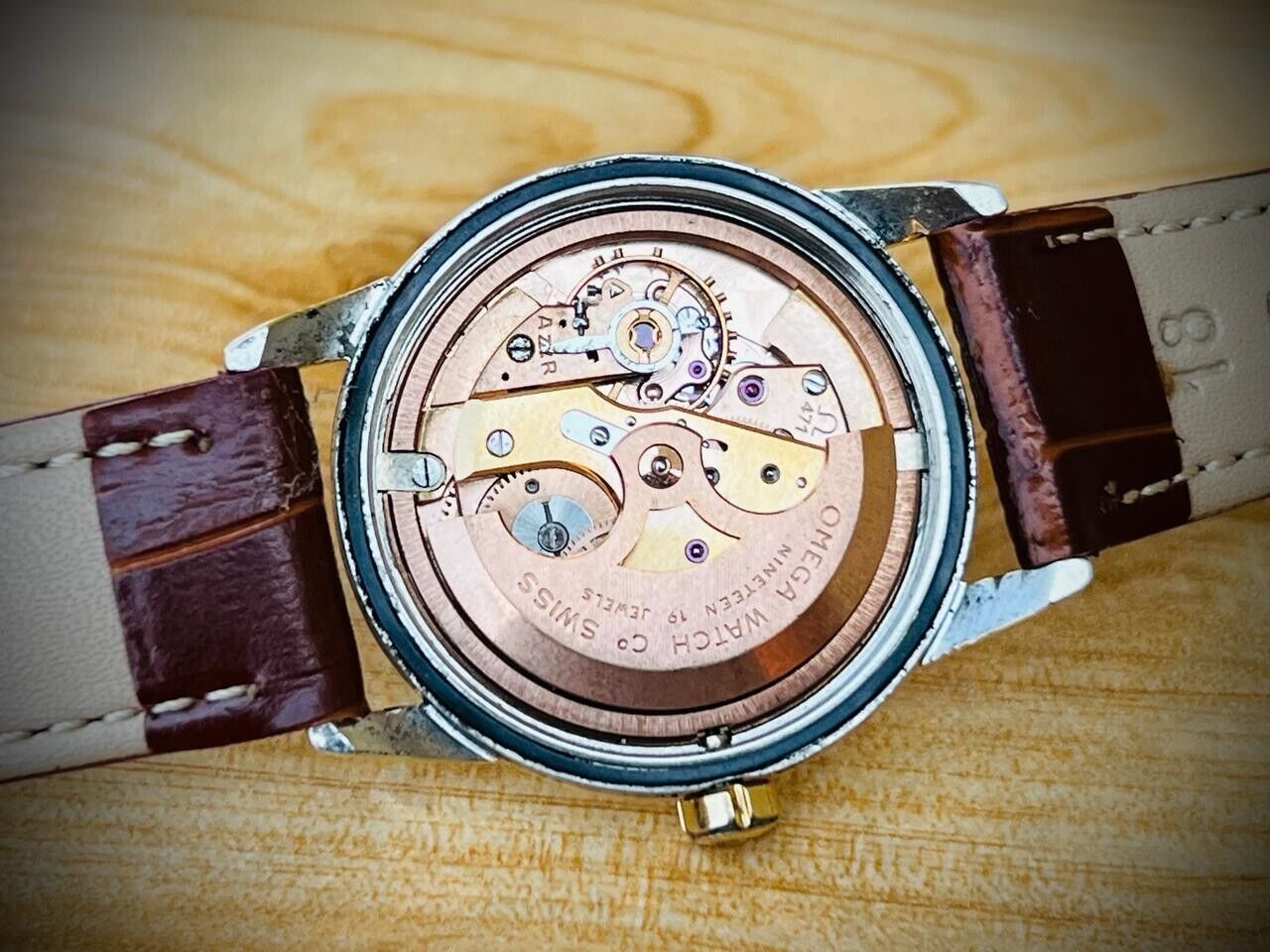 Vintage Omega 14773-1 Cal.552 Automatic 34mm Mens Watch, Perfect, 1950's - Grab A Watch Co
