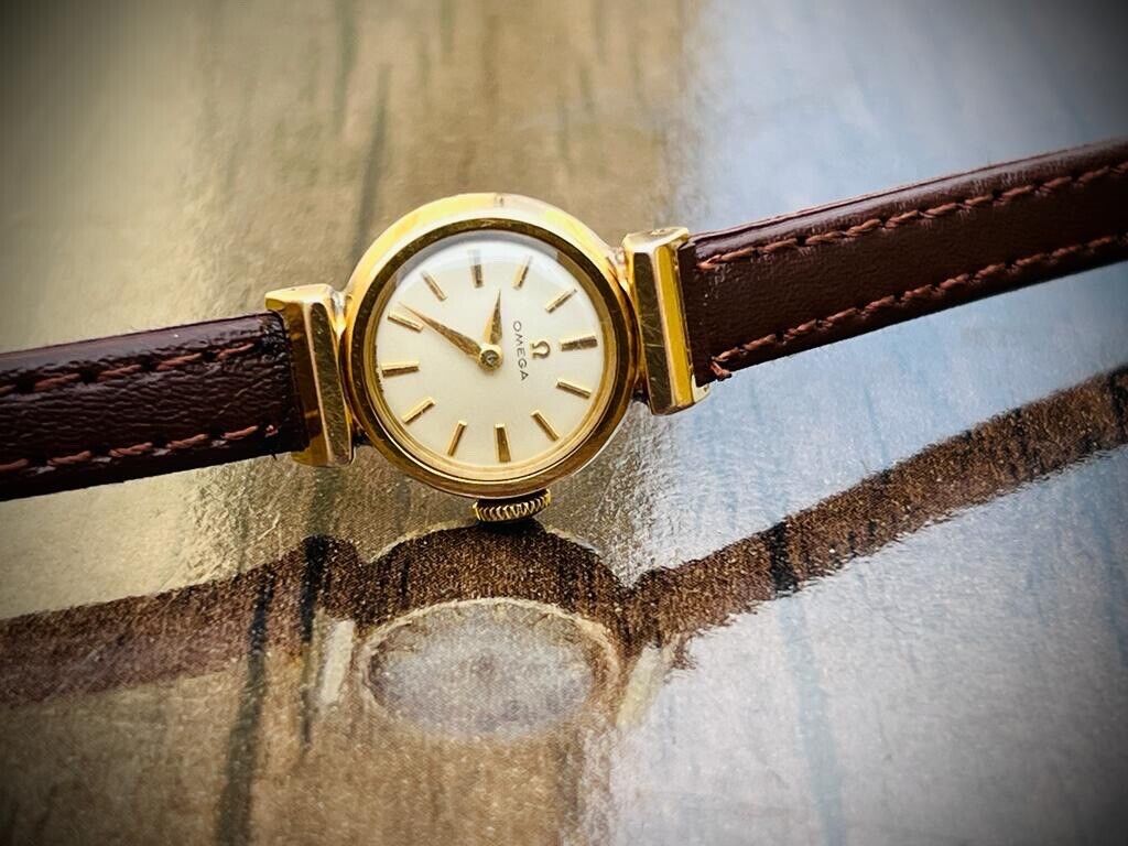 Vintage Omega 20 Microns Manual Wind Caliber.485 Ladies Watch 2963, Perfect - Grab A Watch Co