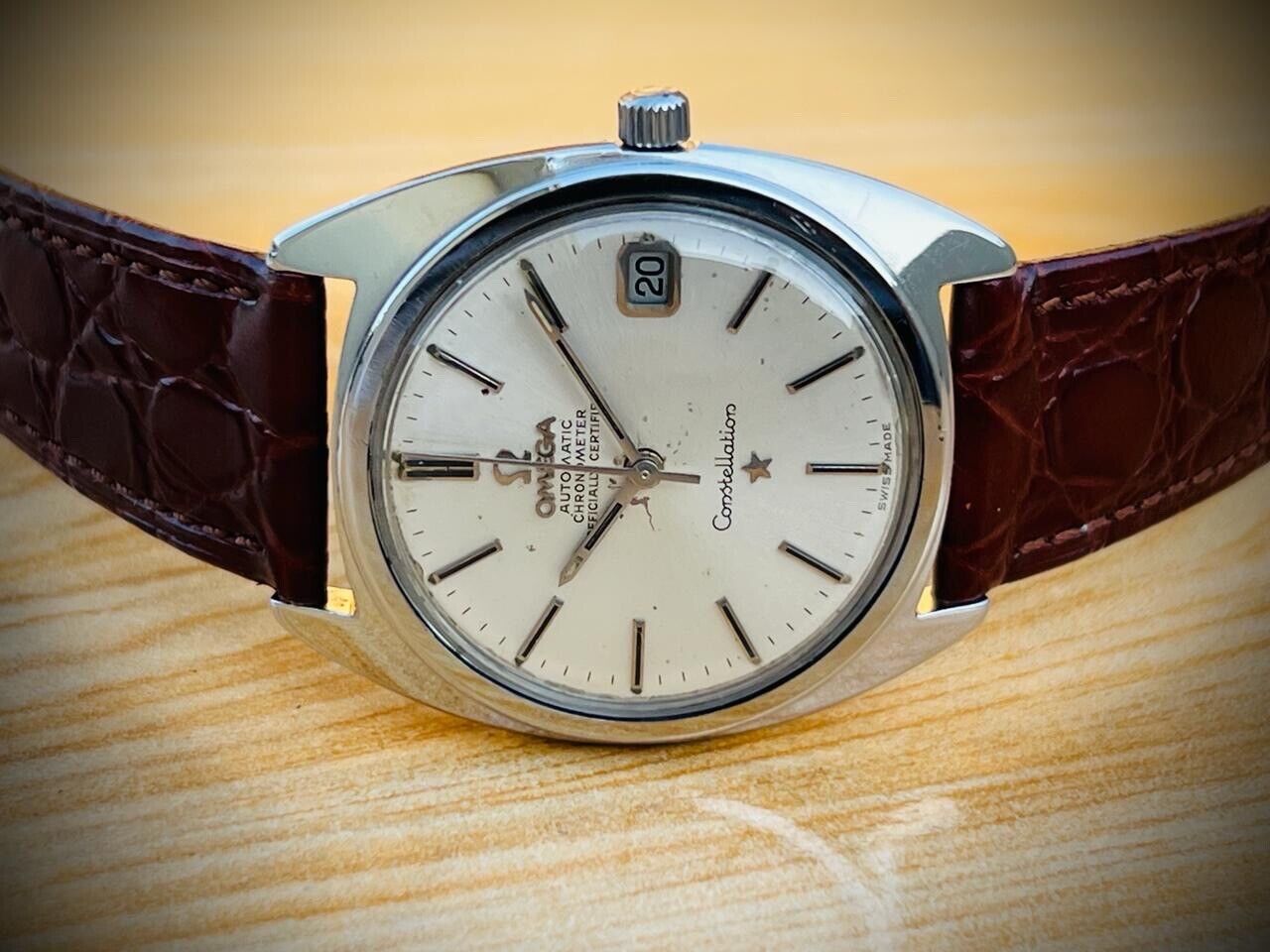Vintage Omega Constellation Chronometer Automatic 35mm Mens Watch 168.017 Cal564 - Grab A Watch Co