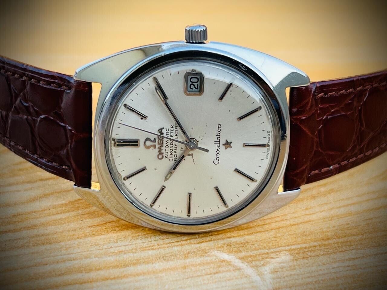 Vintage Omega Constellation Chronometer Automatic 35mm Mens Watch 168.017 Cal564 - Grab A Watch Co