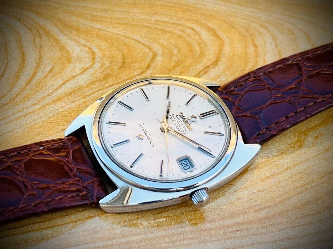 Vintage Omega Constellation Chronometer Automatic 35mm Mens Watch 168.017 Cal564 - Grab A Watch Co