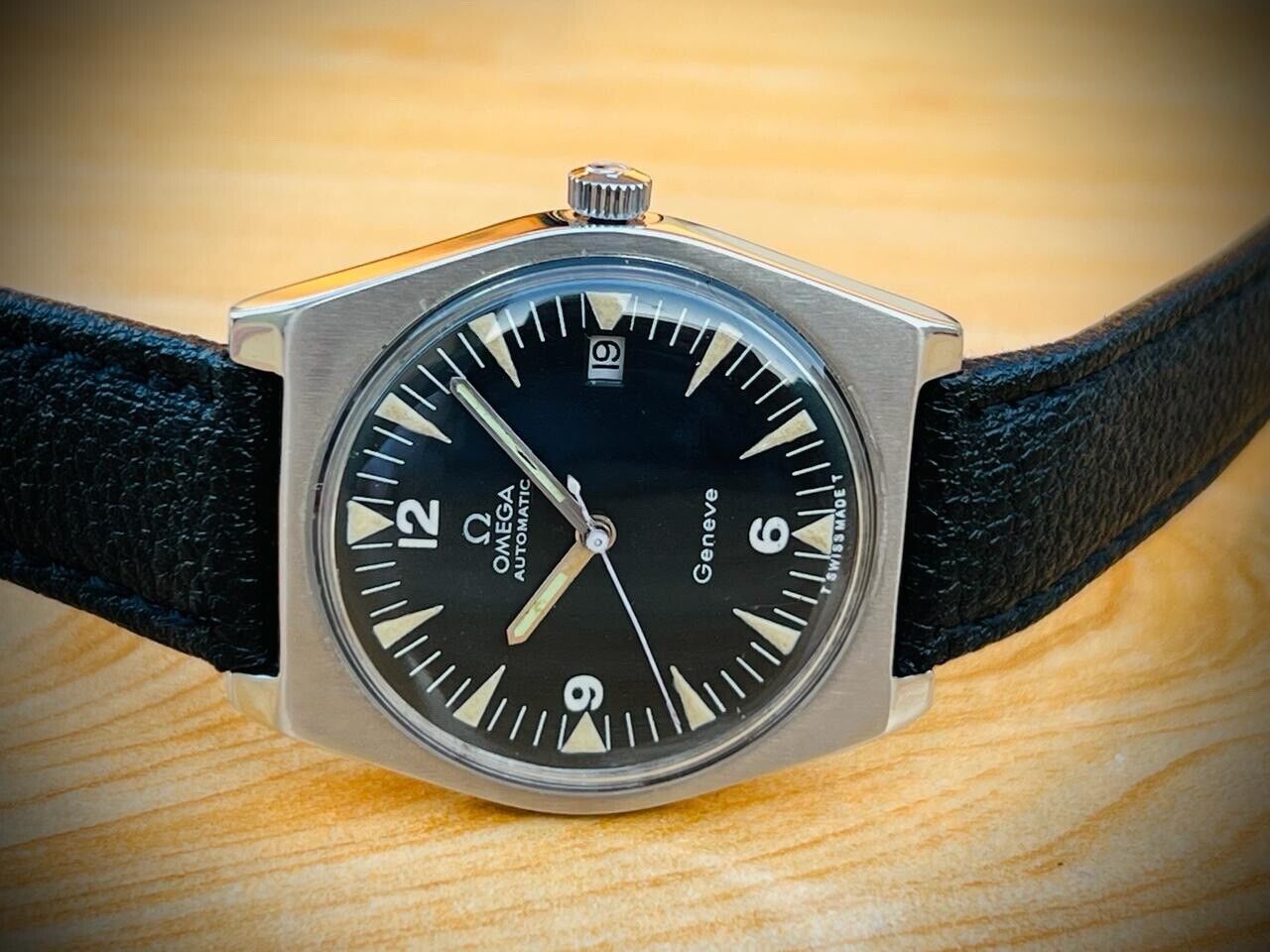 Vintage Omega Geneve 166.0099 Military Automatic Cal.1481 Mens Watch - Grab A Watch Co
