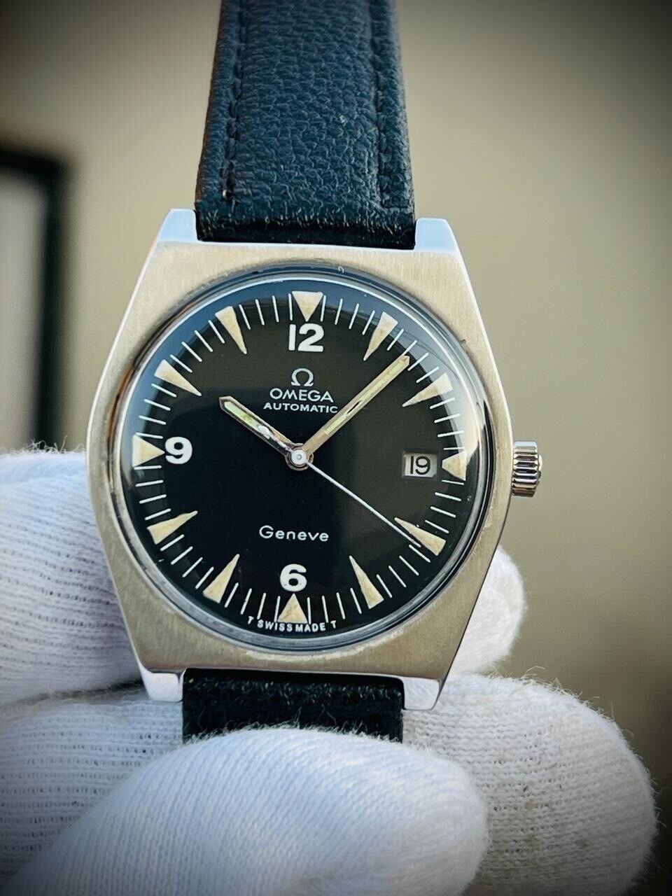 Vintage Omega Geneve 166.0099 Military Automatic Cal.1481 Mens Watch - Grab A Watch Co