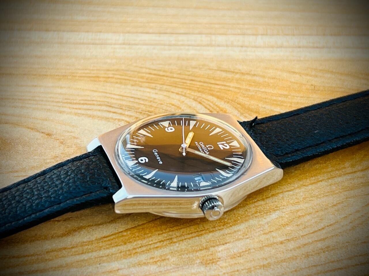 Vintage Omega Geneve 166.0099 Military Automatic Cal.1481 Mens Watch - Grab A Watch Co