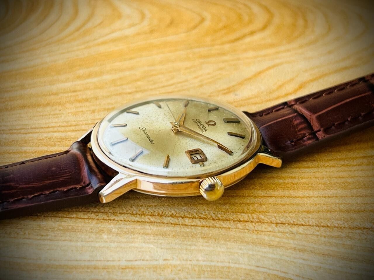 Vintage Omega Seamaster 166.001 Automatic Cal.562 Mens Watch 35mm - Grab A Watch Co