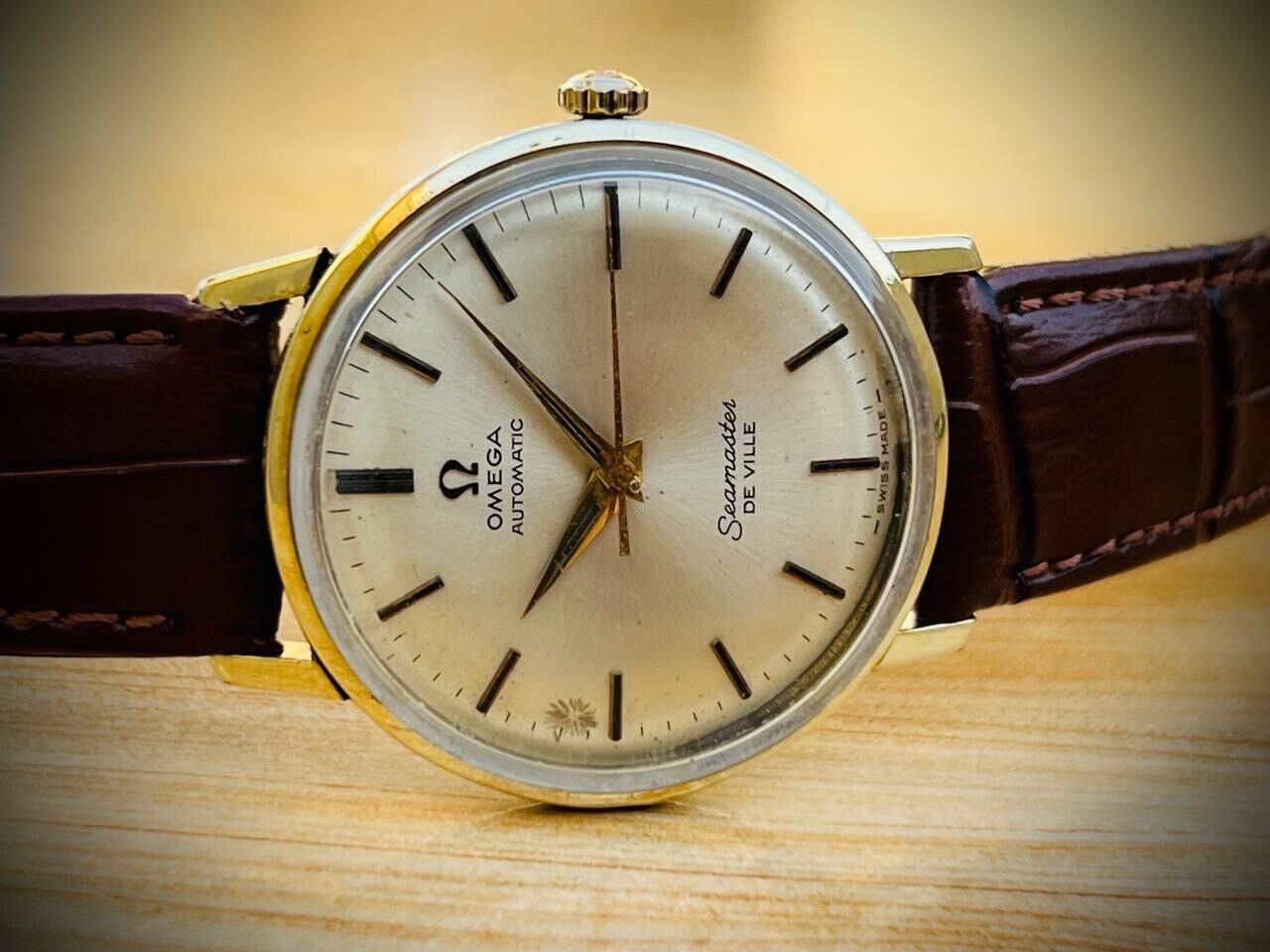 Vintage Omega Seamaster De Ville Automatic Swiss Mens Watch 35mm, Rare - Grab A Watch Co
