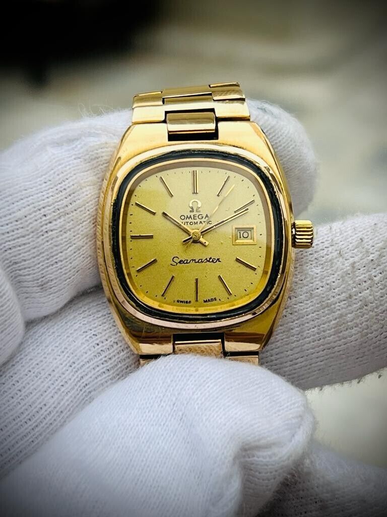 Vintage Omega Seamaster Ladies Automatic Swiss Watch 37mm 566.0088 Cal.684 - Grab A Watch Co