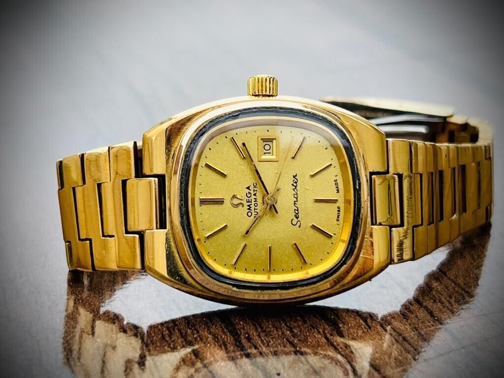 Vintage Omega Seamaster Ladies Automatic Swiss Watch 37mm 566.0088 Cal.684 - Grab A Watch Co