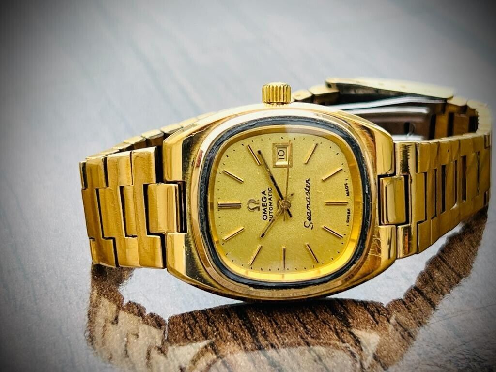 Vintage Omega Seamaster Ladies Automatic Swiss Watch 37mm 566.0088 Cal.684 - Grab A Watch Co