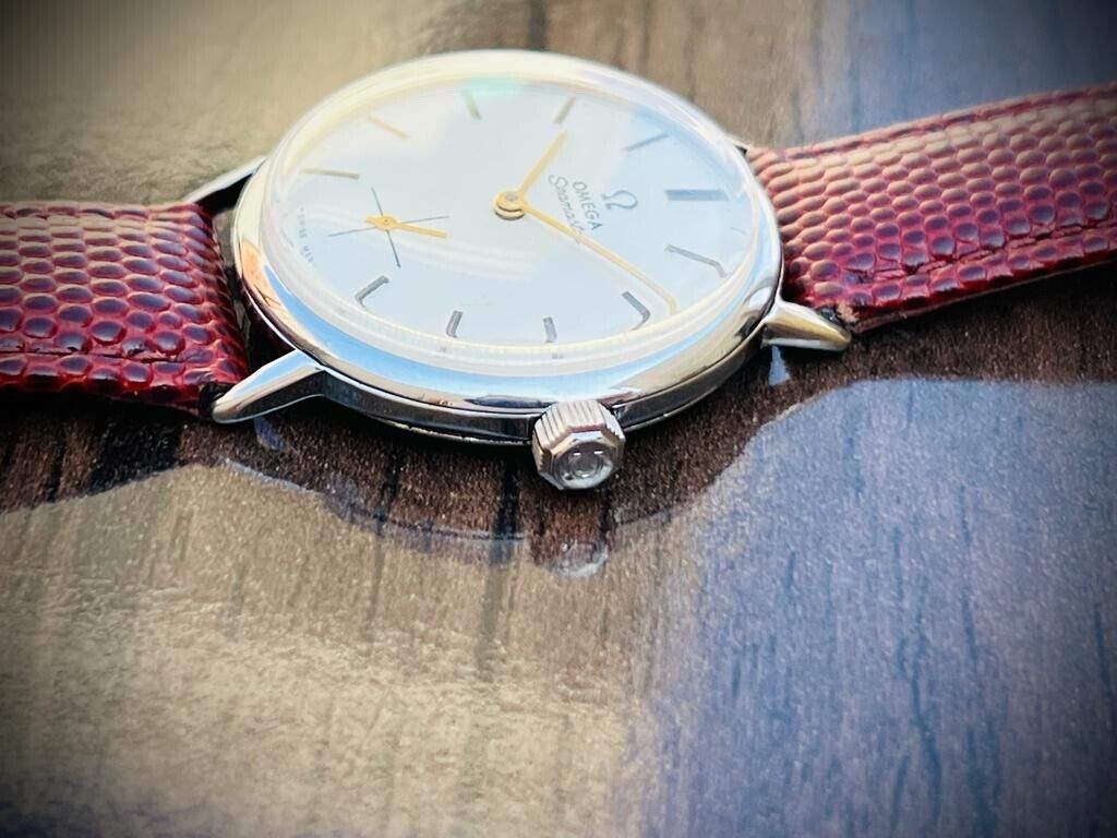 Vintage Omega Seamaster Sub Second Manual Wind Men’s Watch 34mm 121.002-62 - Grab A Watch Co