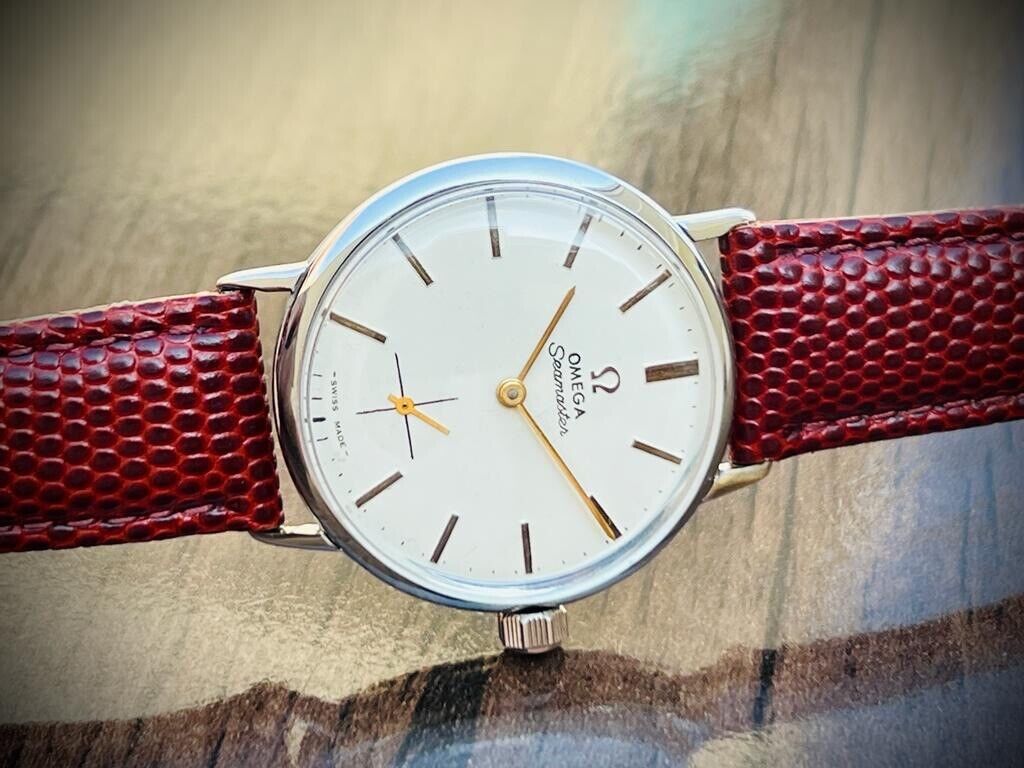 Vintage Omega Seamaster Sub Second Manual Wind Men’s Watch 34mm 121.002-62 - Grab A Watch Co
