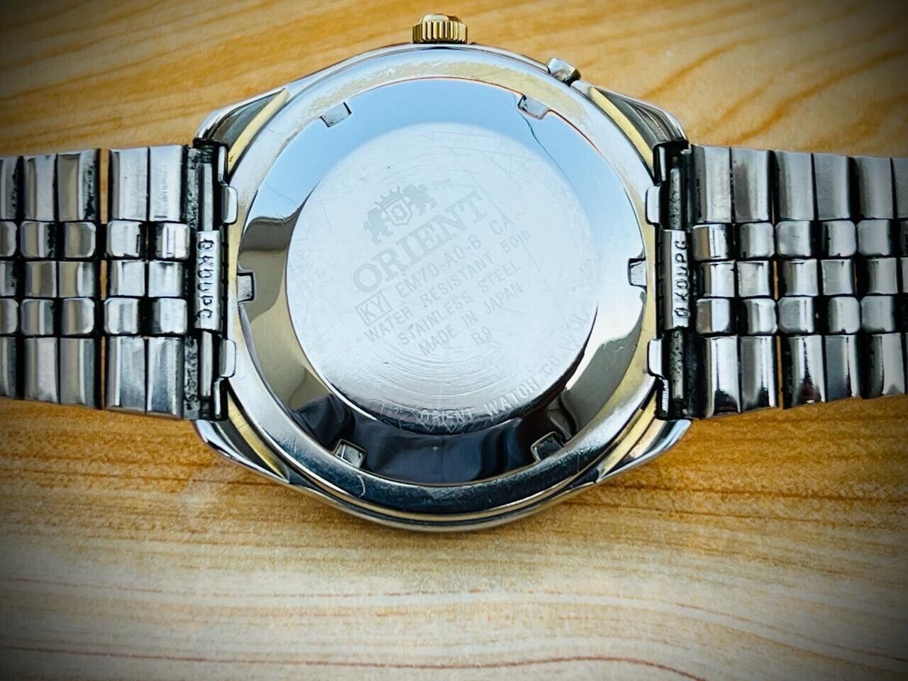 Vintage Orient 3 Star 50m Brown Diamond Dial Mens Watch 40mm, Rare - Grab A Watch Co