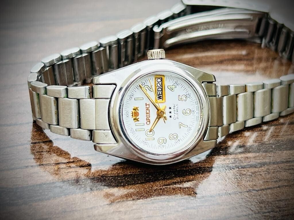 Vintage Orient 3 Star Automatic Ladies Watch, Beautiful - Grab A Watch Co