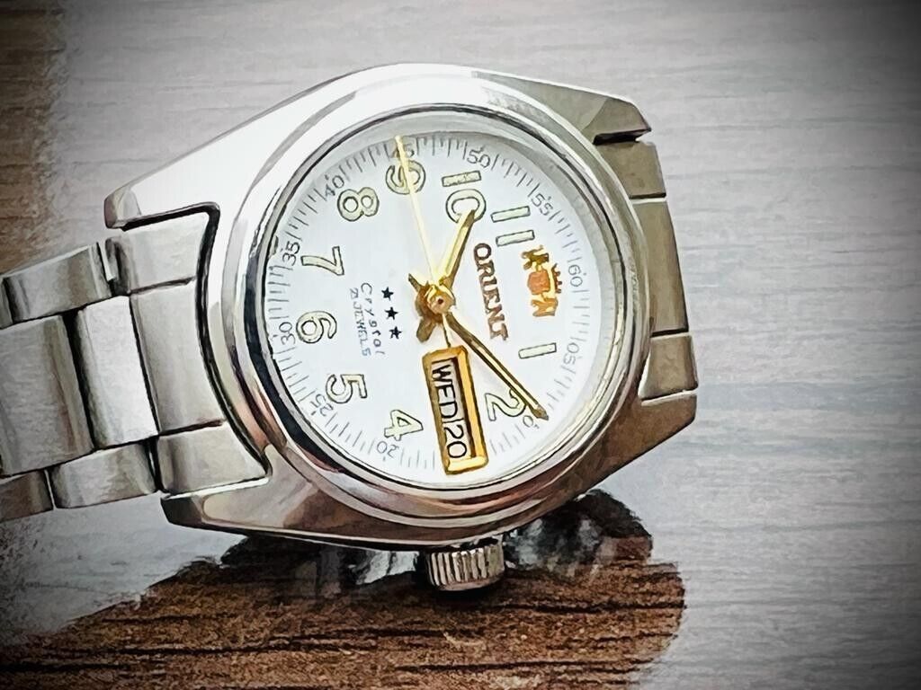 Vintage Orient 3 Star Automatic Ladies Watch, Beautiful - Grab A Watch Co