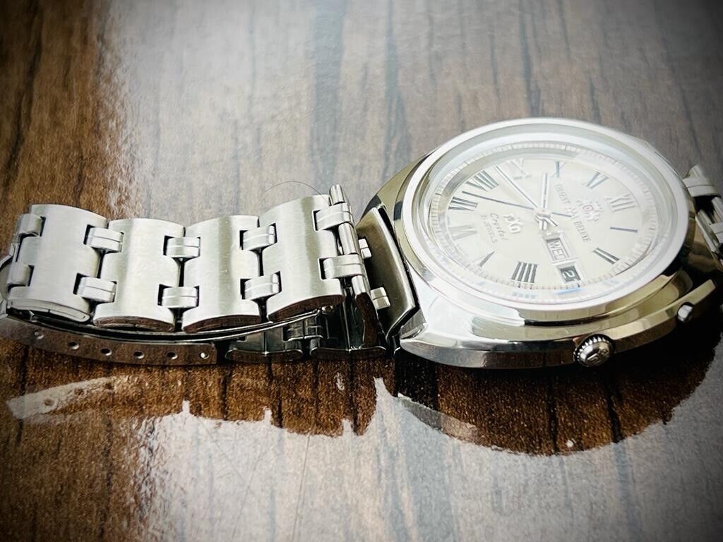 Vintage Orient AAA Deluxe DXO Automatic Beautiful Dial Mens Watch, Perfect 39mm - Grab A Watch Co
