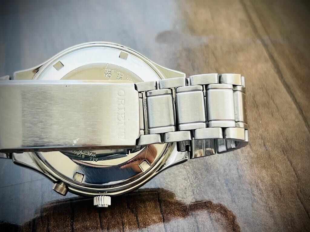 Vintage Orient New Multi-Year Calendar Automatic 44mm Mens Watch, Japano - Grab A Watch Co