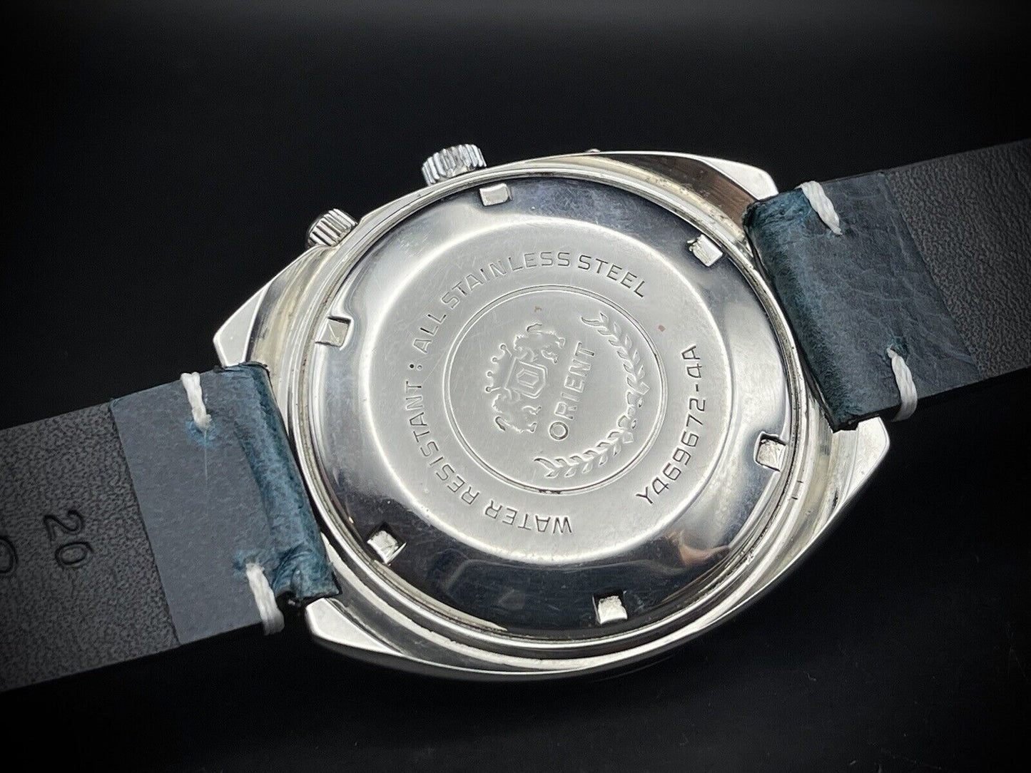 Vintage Orient Perpetual Calendar Automatic 42mm Mens Watch, Japan - Grab A Watch Co