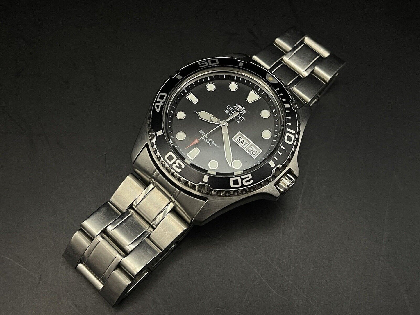 Vintage Orient Sports Diver 200m Gents Watch, 40mm, Gift Watch, Japan - Grab A Watch Co