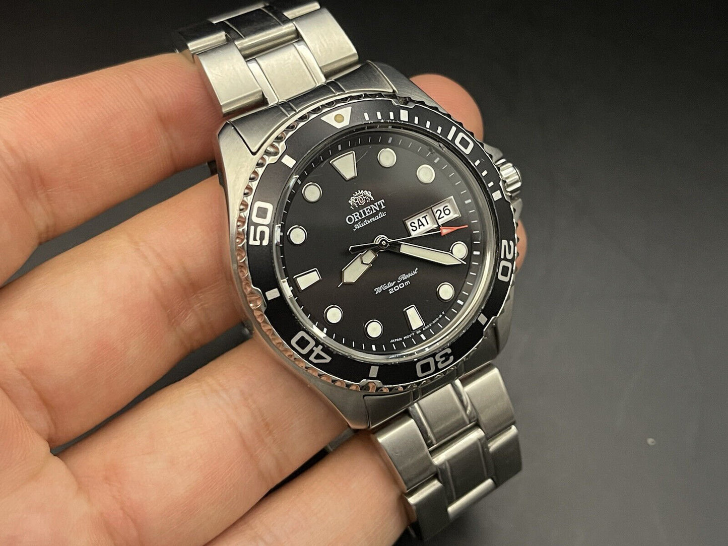 Vintage Orient Sports Diver 200m Gents Watch, 40mm, Gift Watch, Japan - Grab A Watch Co