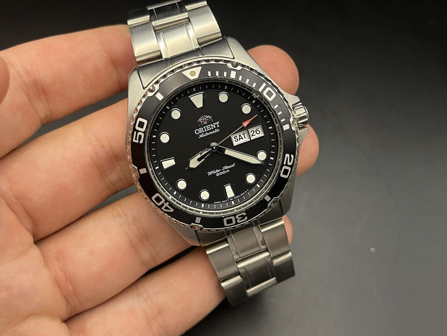 Vintage Orient Sports Diver 200m Gents Watch, 40mm, Gift Watch, Japan - Grab A Watch Co