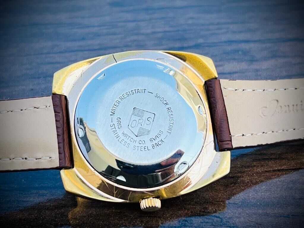 Vintage Oris Ultra Rare Green Dial Automatic 38mm Mens Swiss Watch - Grab A Watch Co