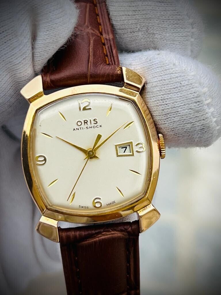 Vintage Oris Ultra Rare Retro Classic Manual Wind 32mm Mens Swiss Watch - Grab A Watch Co