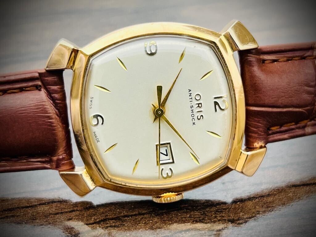 Vintage Oris Ultra Rare Retro Classic Manual Wind 32mm Mens Swiss Watch - Grab A Watch Co