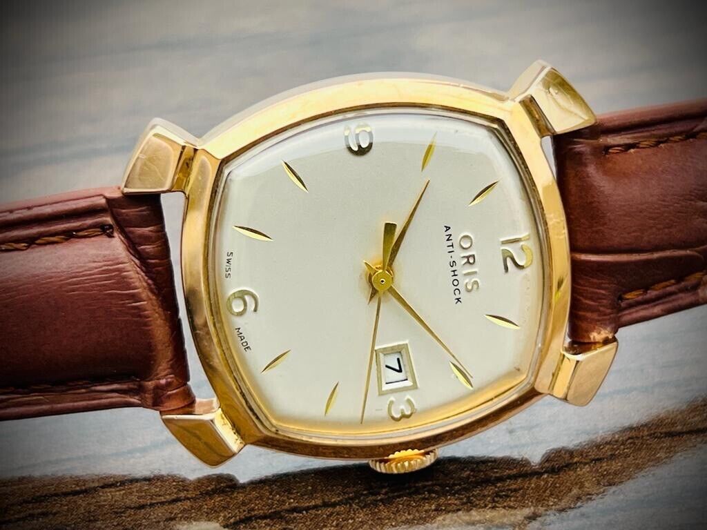 Vintage Oris Ultra Rare Retro Classic Manual Wind 32mm Mens Swiss Watch - Grab A Watch Co