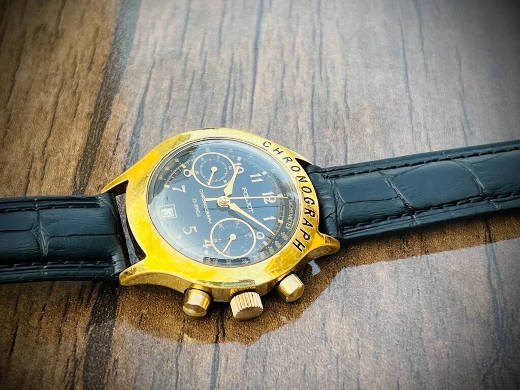Vintage POLJOT Chronograph Manual Wind 23 Jewels Gents Watch, USSR 38mm - Grab A Watch Co
