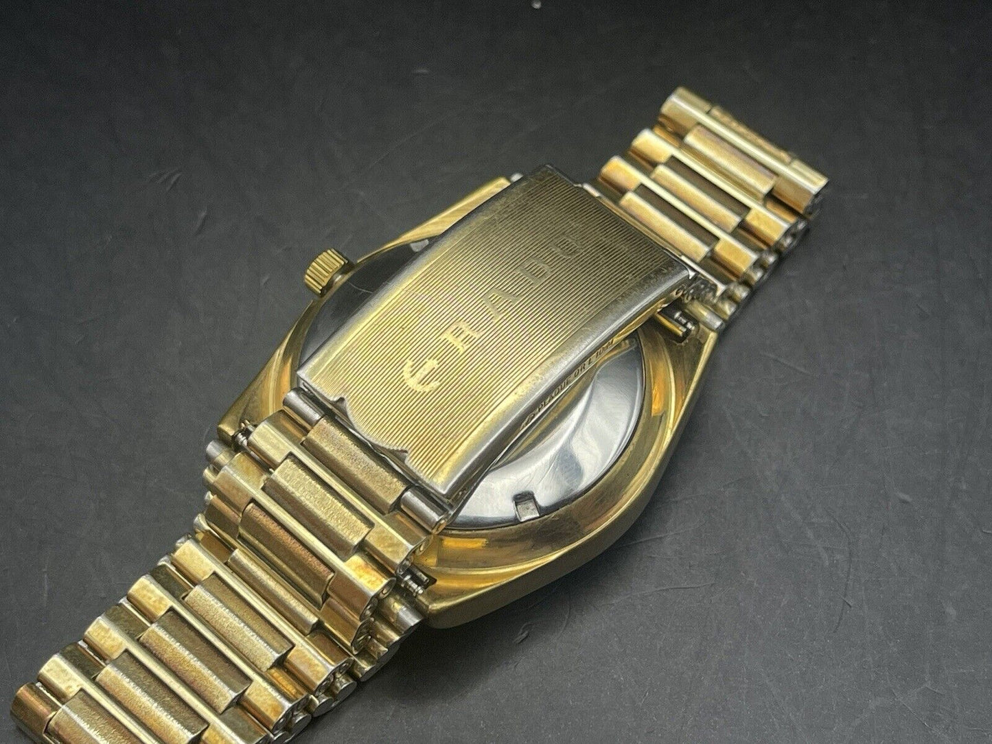 Vintage Rado All Gold Voyager 36mm Automatic Gents Watch, Gift Watch, Swiss Made - Grab A Watch Co