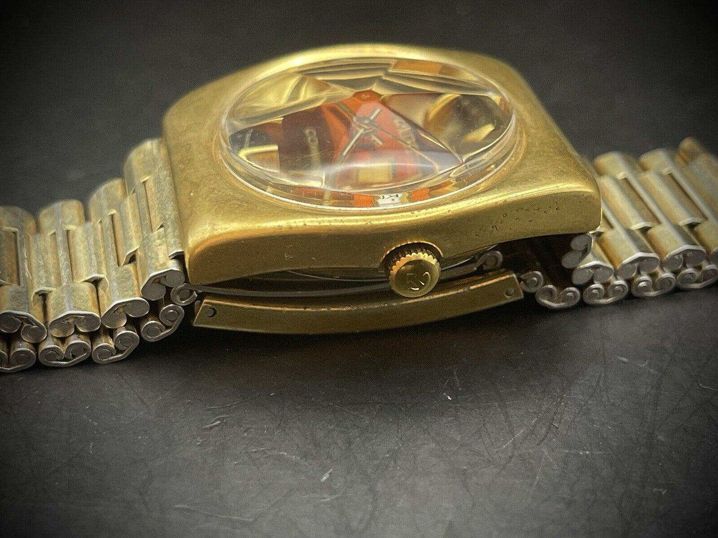 Vintage Rado All Gold Voyager 36mm Automatic Gents Watch, Gift Watch, Swiss Made - Grab A Watch Co