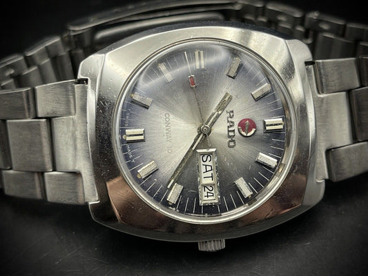 Vintage Rado CONWAY 10 Automatic Gents Watch, 35mm, Swiss Made - Grab A Watch Co