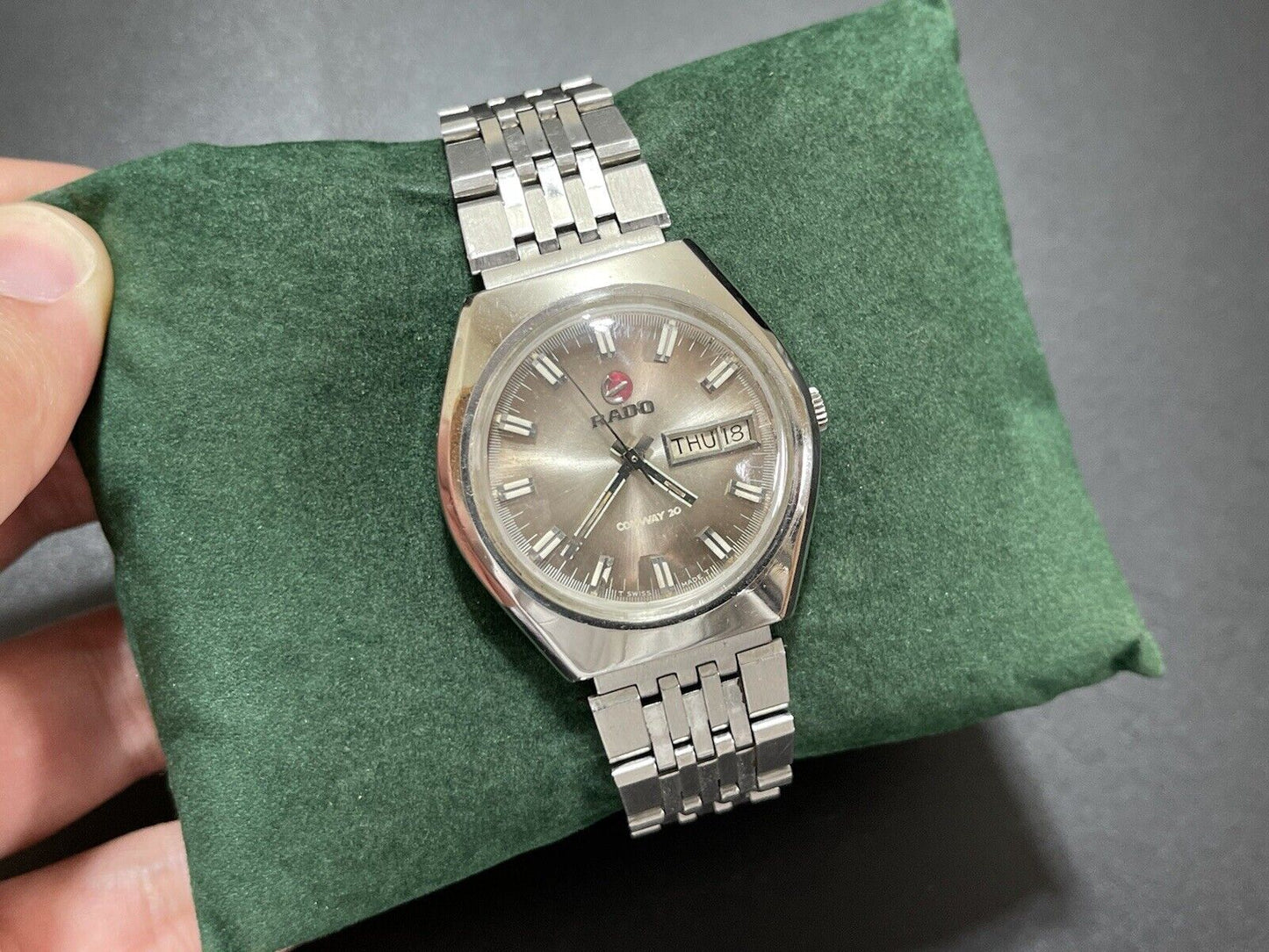 Vintage Rado CONWAY 20 Automatic Gents Watch, 35mm, Swiss Made - Grab A Watch Co
