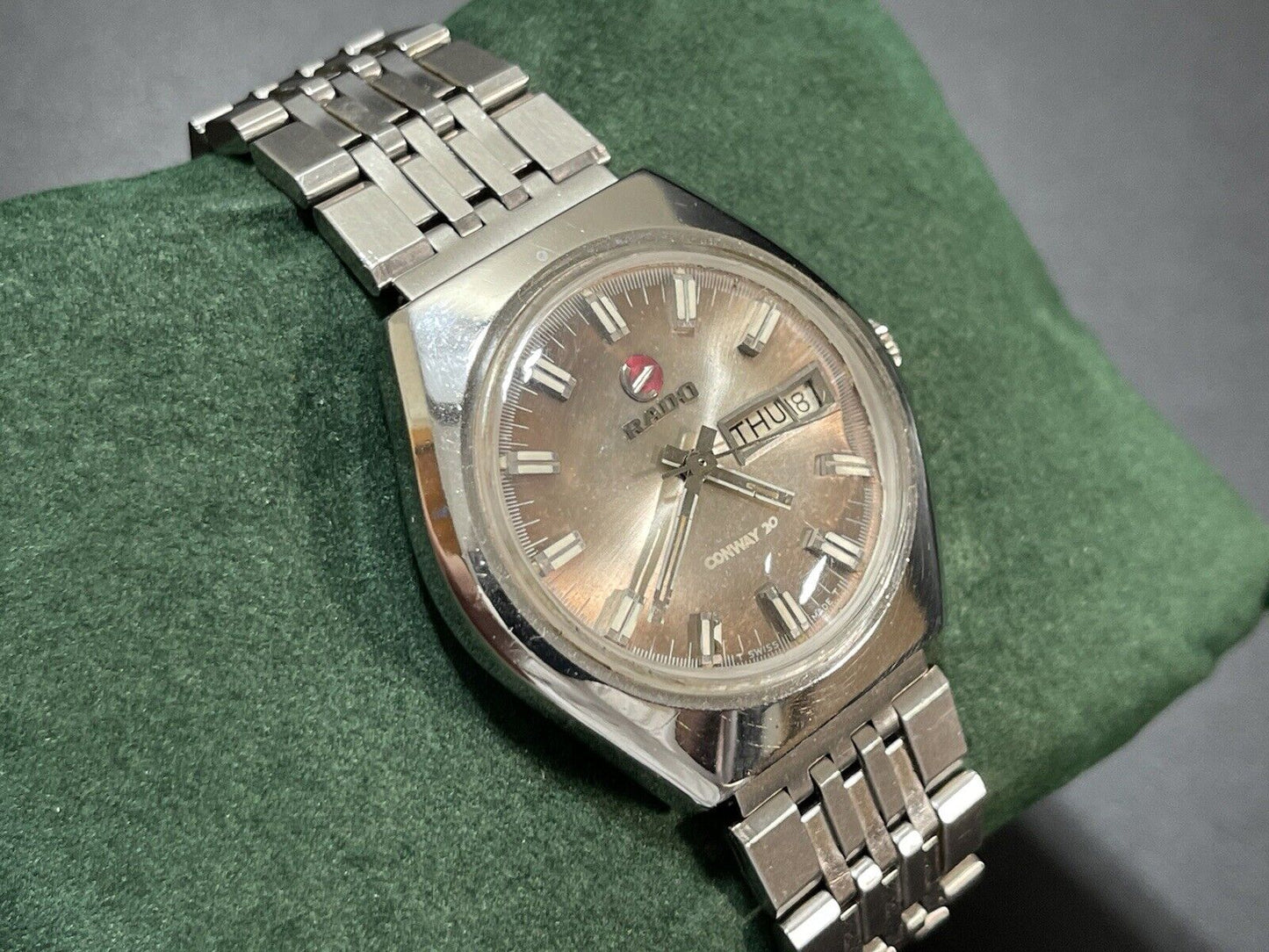 Vintage Rado CONWAY 20 Automatic Gents Watch, 35mm, Swiss Made - Grab A Watch Co