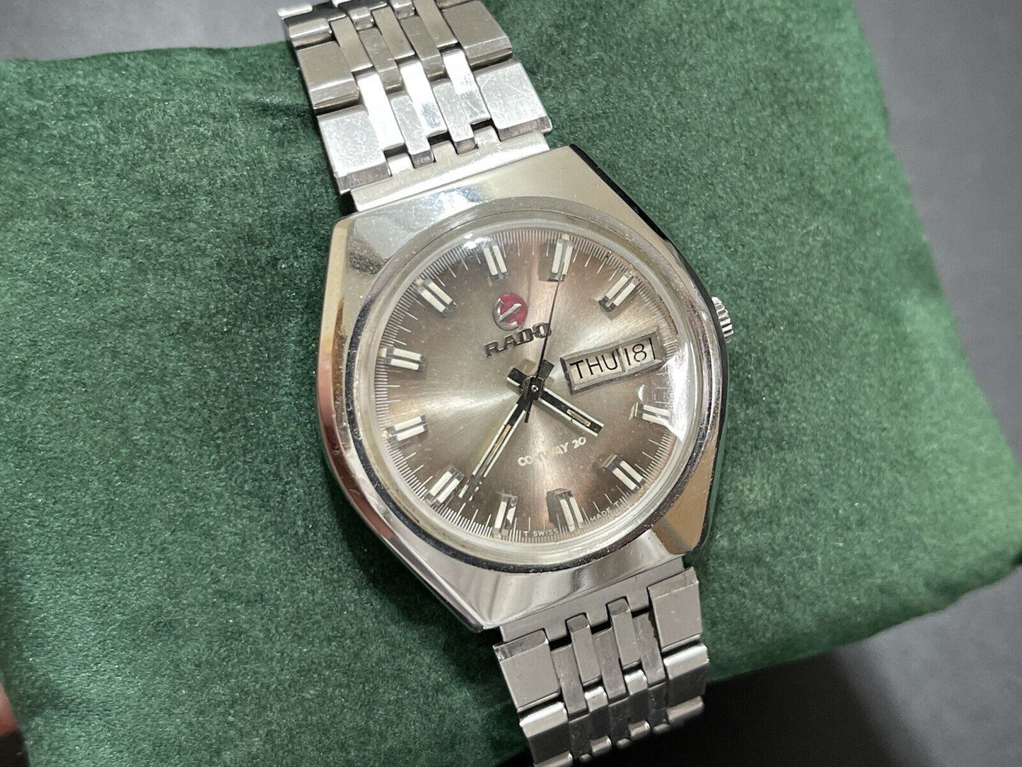 Vintage Rado CONWAY 20 Automatic Gents Watch, 35mm, Swiss Made - Grab A Watch Co