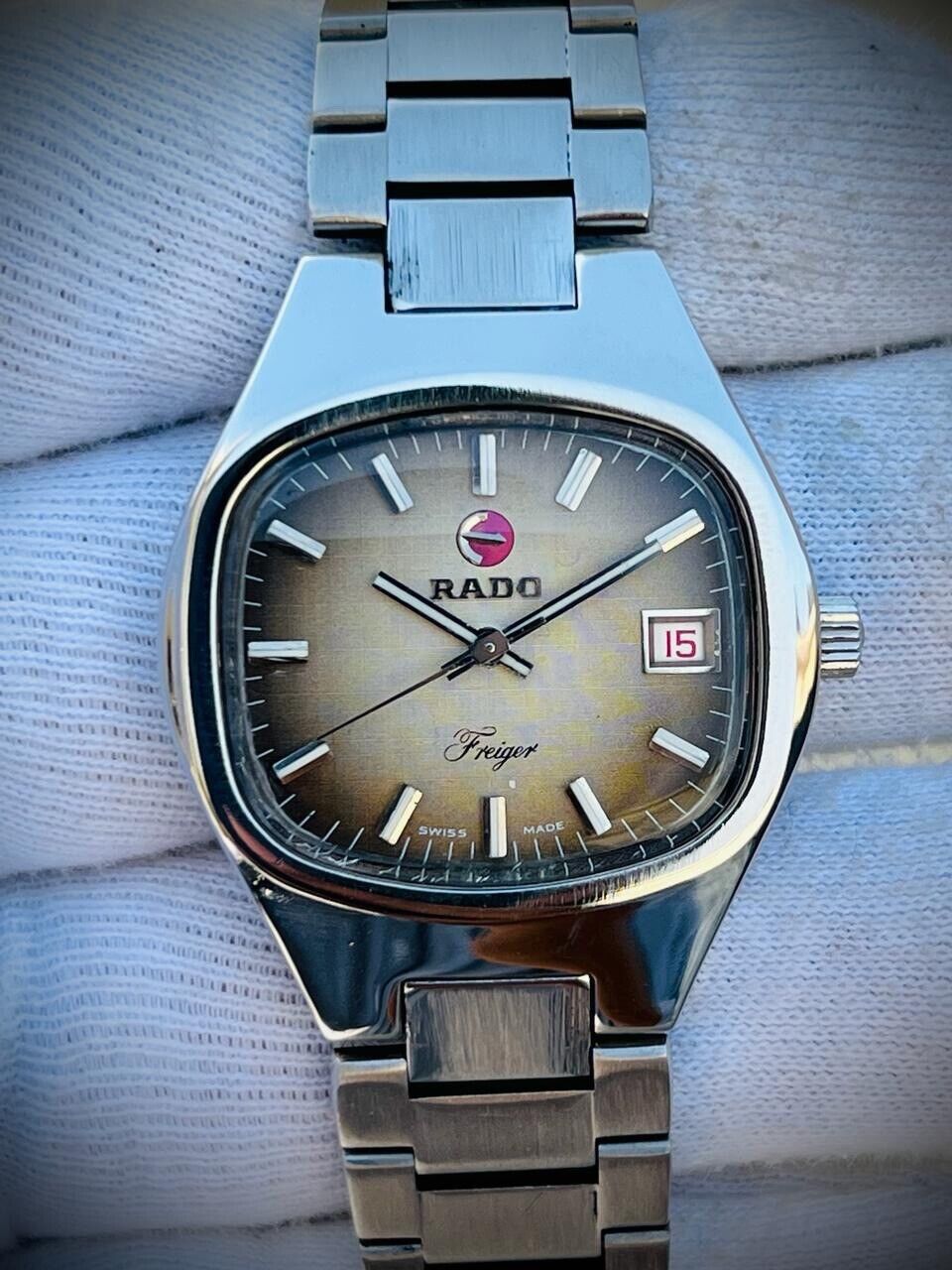 Vintage Rado Freiger Automatic Gents Watch, 36mm, Swiss Made, RARE 1970’s - Grab A Watch Co
