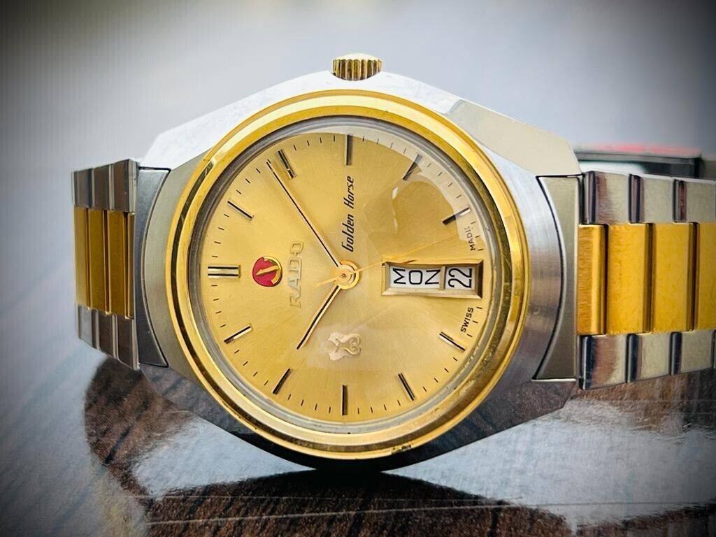 Vintage Rado Golden Horse NOS 37mm Automatic Gents Watch, Swiss Made - Grab A Watch Co