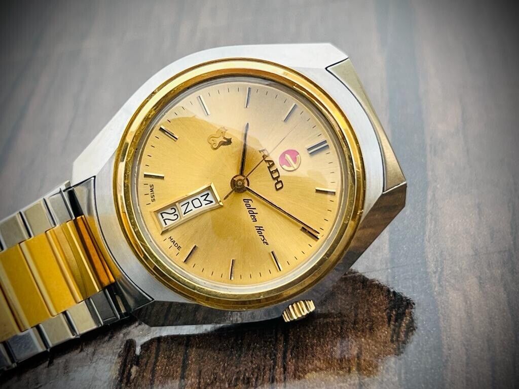 Vintage Rado Golden Horse NOS 37mm Automatic Gents Watch, Swiss Made - Grab A Watch Co