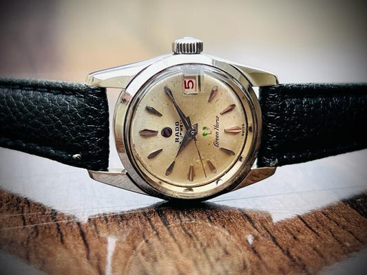 Vintage Rado Green Horse Automatic Ladies Watch, Swiss 22mm - Grab A Watch Co