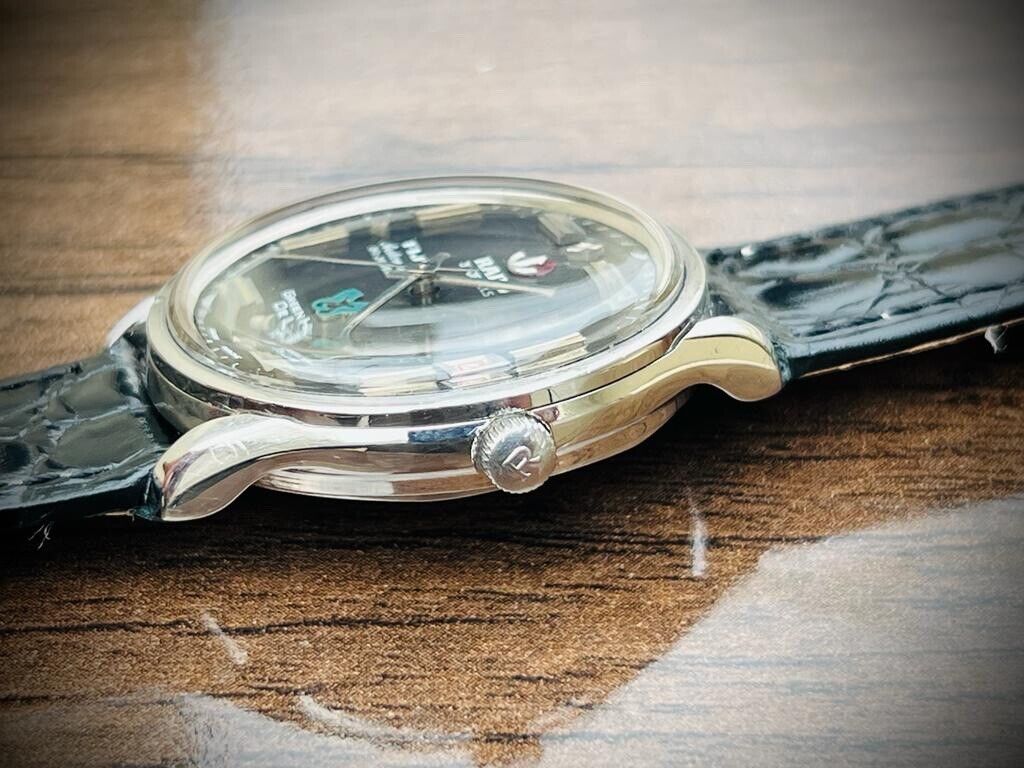 Vintage Rado Green Horse Deluxe FIJO 11750 Automatic 30J Mens Watch, 38mm, Rare - Grab A Watch Co