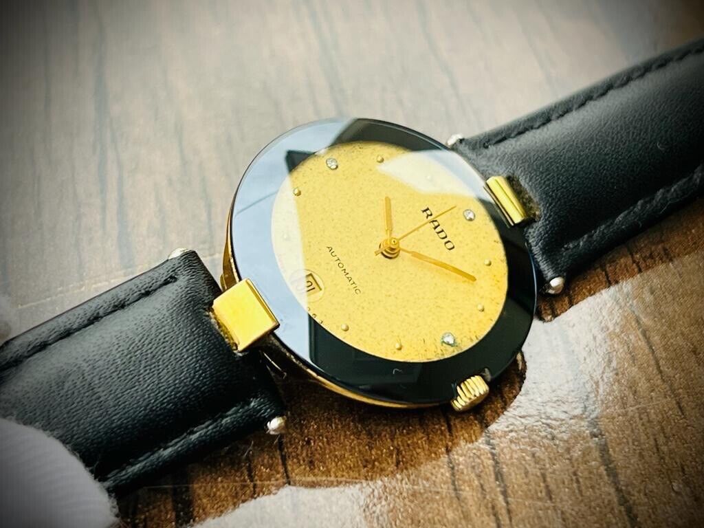 Vintage Rado La Coupole Jubile Automatic 629.3637.2 Sapphire Diamond Dial 33mm - Grab A Watch Co